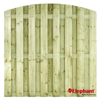 Elephant toog schutting verduurzaamd Grenen FSC 47x1800x1800mm 15mm 15 planks RVS geschroefd >