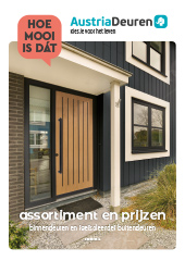 Catalogus & Prijslijst Austria Binnendeuren & Buitendeuren
