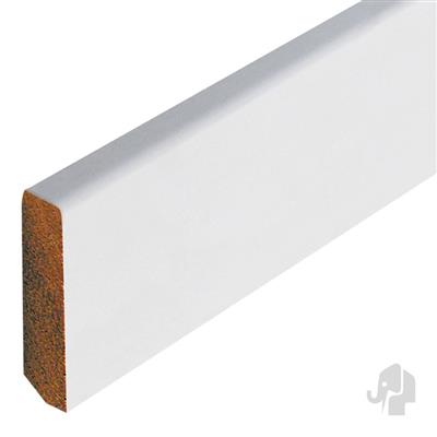 Hardhout traplat 6x25mm [2x wit gegrond] bc