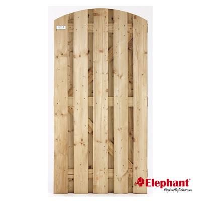 Elephant toog tuindeur verduurzaamd Grenen FSC 39x900x1800mm 13mm planken geschroefd