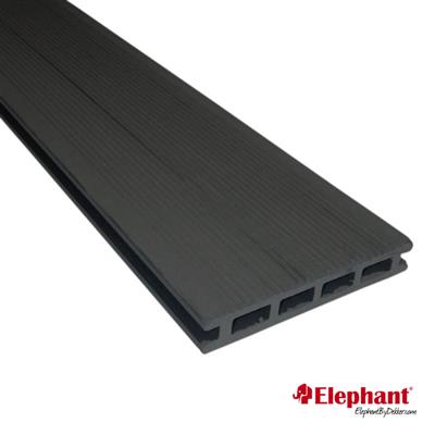 Elephant vlonderplank (clip) houtcomposiet FSC/GRS 21x145x3600mm 2 stuks antraciet semi-ribbel / vlak