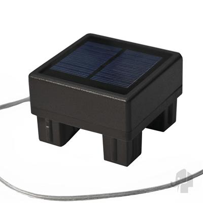Elephant LED-lichtstrip Modular (tbv tuinscherm) set met zonnecel paalkap/horizontale lichtstrip