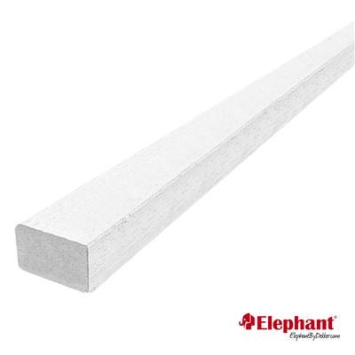 Meranti KOMO FSC glaslat B10 17x32mm gevingerlast [100mu wit gegrond]