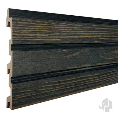Eva-Last Driftwood Black FSC Apex composiet blinde gevelbekleding Stripes S 24,5x152(163)x5900mm