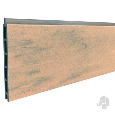 Elephant lamel Mix&Match houtcomposiet FSC/GRS 20x141x1800mm (2 stuks) kleur bicolor bruin