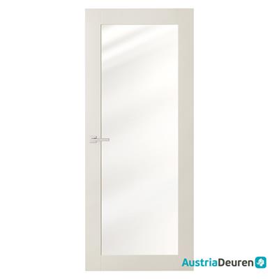FSC binnendeur "Sense" Bright blank glas 78x201,5cm opdek links [hoogwaardig voorgelakt] >