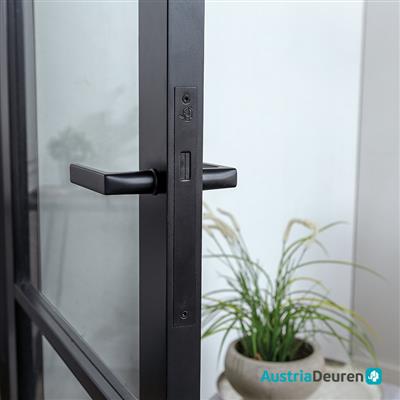 FSC binnendeur "Nero Legno" Genova 93x231,5cm opdek links incl. krukgatboring [zwart voorbeh.]