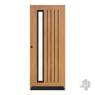 FSC IsoTherm voordeur "Meribel" incl. gemonteerd HR++ blank isolatieglas 93x231,5cm L1/R4 [transp voorb]