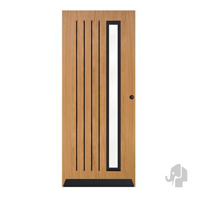 FSC IsoTherm voordeur "Meribel" incl. gemonteerd HR++ blank isolatieglas 93x231,5cm R2/L3 [transp voorb]