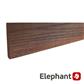 Eva-Last afdekprofiel/plint houtcomposiet FSC 11x71x2200mm kleur Ipé houtnerf/gevlamd tbv terras