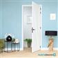 FSC binnendeur "Cabana" Blanco Uno R 78x201,5cm stomp [wit voorbeh.] >