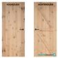 FSC binnendeur "Cabana" Roble Dos L 88x231,5cm stomp [onbehandeld]